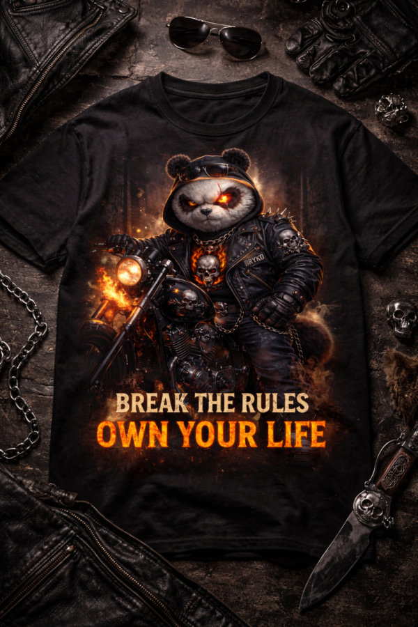 BRYKO RIDERS – Camiseta Oficial Motero Edition (Negra)